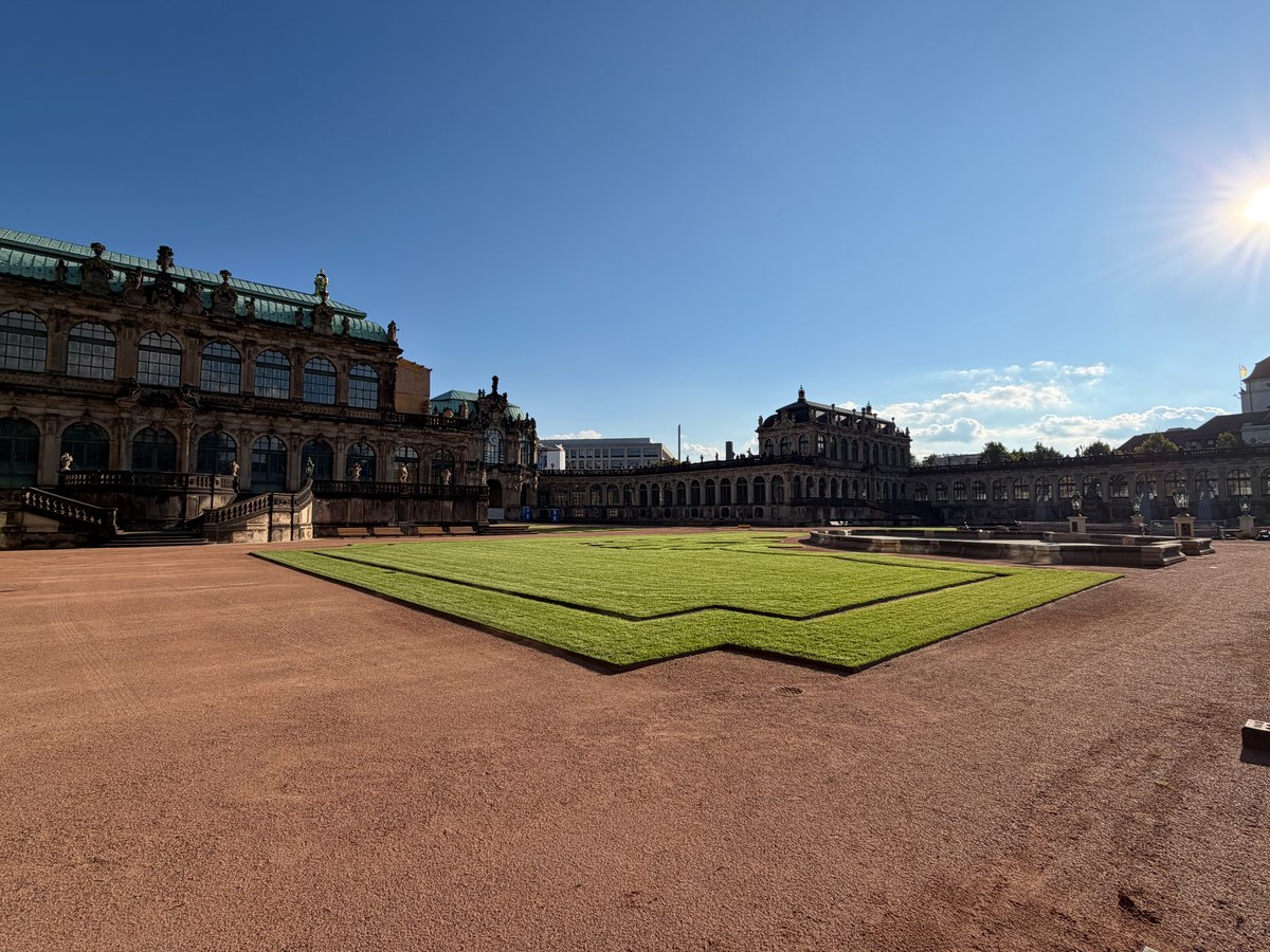 Innenhof des Dresdner Zwingers
